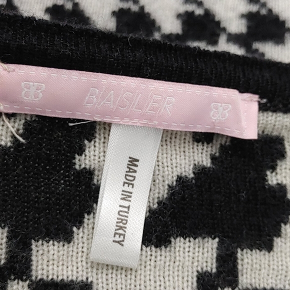 Basler knit Cardigan Black/White Size 44 or 16/18 - Picture 15 of 16